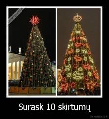 Surask 10 skirtumų - 