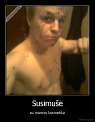 Susimušė - su mamos kosmetika