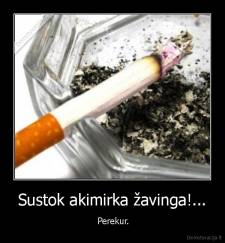 Sustok akimirka žavinga!... -  Perekur.