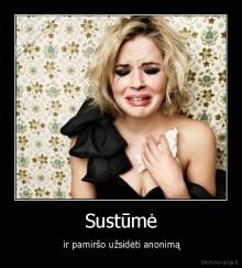 Sustūmė -  ir pamiršo užsidėti anonimą