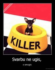 Svarbu ne ugis,  - o smugis 