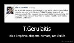 T.Gerulaitis - Tokio krepšinio eksperto nematė, net čiukčė