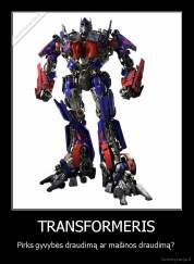 TRANSFORMERIS - Pirks gyvybės draudimą ar mašinos draudimą? 