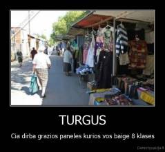 TURGUS - Cia dirba grazios paneles kurios vos baige 8 klases