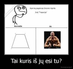 Tai kuris iš jų esi tu? - 