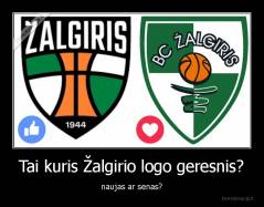Tai kuris Žalgirio logo geresnis? - naujas ar senas?