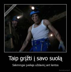 Taip grįžti į savo suolą - Sėkmingai įveikęs uždavinį ant lentos
