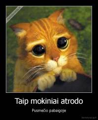 Taip mokiniai atrodo - Pusmečio pabaigoje