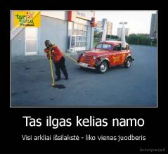 Tas ilgas kelias namo - Visi arkliai išsilakstė - liko vienas juodberis