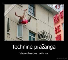 Techninė pražanga - Vienas baudos metimas