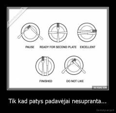 Tik kad patys padavėjai nesupranta... - 