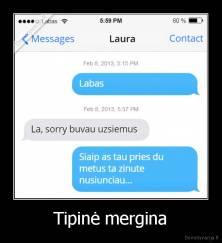 Tipinė mergina - 