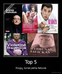 Top 5 - Knygų, kurias perka lietuviai