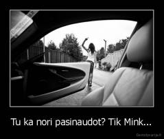 Tu ka nori pasinaudot? Tik Mink... - 