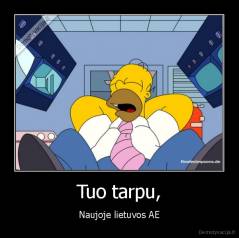 Tuo tarpu, - Naujoje lietuvos AE