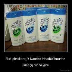 Turi pleiskanų ? Naudok Head&Shouder  - Turesi jų dar daugiau 