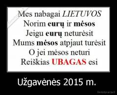 Užgavėnės 2015 m.  - 