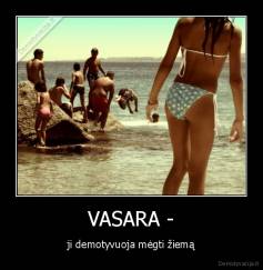 VASARA - - ji demotyvuoja mėgti žiemą