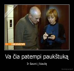 Va čia patempi paukštuką - Ir šauni į kiaulę