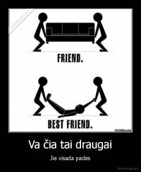 Va čia tai draugai - Jie visada padės