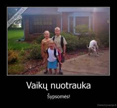 Vaikų nuotrauka - Šypsomės!