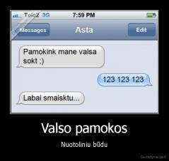 Valso pamokos - Nuotoliniu būdu