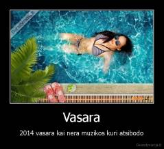 Vasara - 2014 vasara kai nera muzikos kuri atsibodo