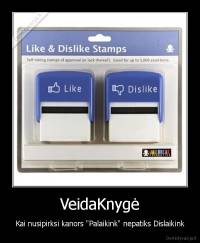 VeidaKnygė - Kai nusipirksi kanors "Palaikink" nepatiks Dislaikink