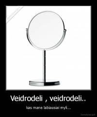Veidrodeli , veidrodeli.. - kas mane labiausiai myli...