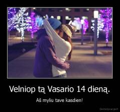 Velniop tą Vasario 14 dieną. - Aš myliu tave kasdien!