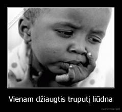 Vienam džiaugtis truputį liūdna - 