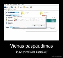Vienas paspaudimas - ir gyvenimas gali pasibaigti