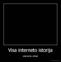 Visa interneto istorija - viename video