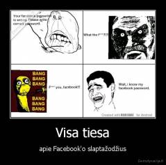 Visa tiesa - apie Facebook'o slaptažodžius