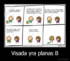 Visada yra planas B - 