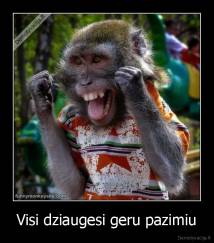 Visi dziaugesi geru pazimiu - 