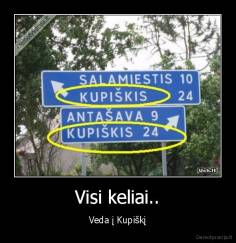 Visi keliai.. - Veda į Kupiškį