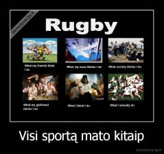 Visi sportą mato kitaip - 