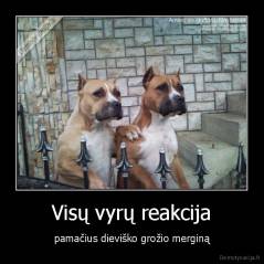 Visų vyrų reakcija - pamačius dieviško grožio merginą