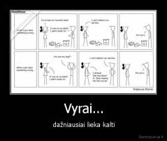 Vyrai... - dažniausiai lieka kalti