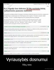 Vyriausybės dosnumui - Ribų nėra