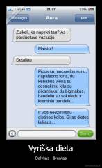 Vyriška dieta - Dalykas - šventas