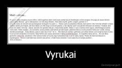 Vyrukai - 