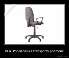 XI a. Popiliariausia transporto priemone - 