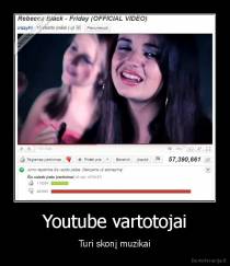 Youtube vartotojai - Turi skonį muzikai