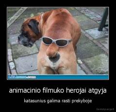 animacinio filmuko herojai atgyja - katasunius galima rasti prekyboje
