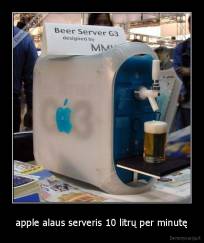 apple alaus serveris 10 litrų per minutę - 