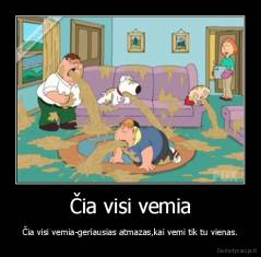 Čia visi vemia - Čia visi vemia-geriausias atmazas,kai vemi tik tu vienas.