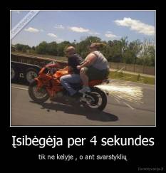 Įsibėgėja per 4 sekundes - tik ne kelyje , o ant svarstyklių