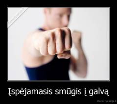 Įspėjamasis smūgis į galvą - 
